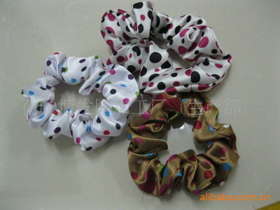 【發(fā)圈頭花批發(fā)、廠家自銷各種布料樣式小發(fā)圈、可來圖來樣來料加工】價格,廠家,圖片,其他發(fā)飾頭飾,義烏市潤特飾品廠-