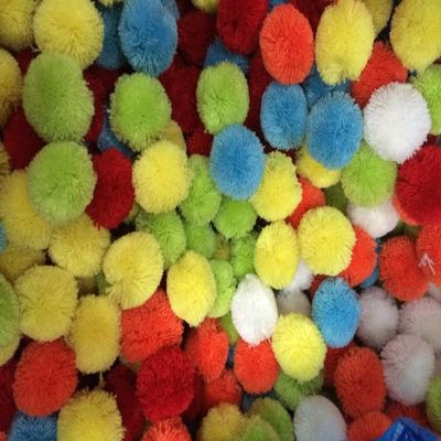 混色毛毛球 顏色材質大小隨意訂_義烏天亮毛球廠_義烏國際商貿城四區_義烏購