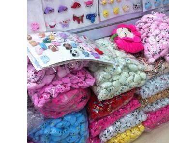 我有毛絨動物卡通頭車耳朵塞棉花_義烏購義烏來料加工